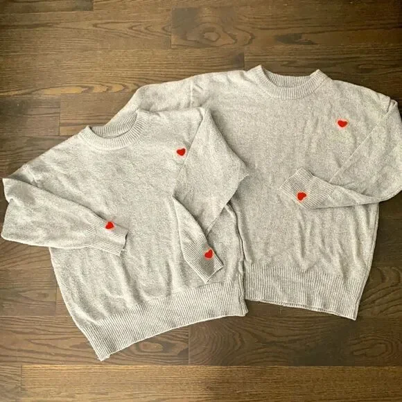 ❤️Couple Matching Grey Sweaters - Picture 1 of 8